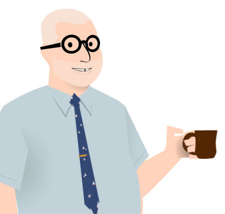 Simon as a MadMen extra