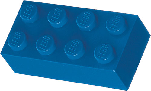 a Lego brick yesterday