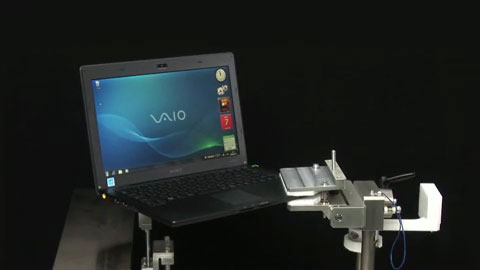 Vaio X and robot