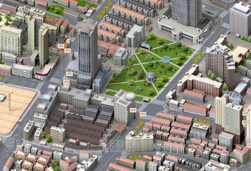 Shanghai 3D map