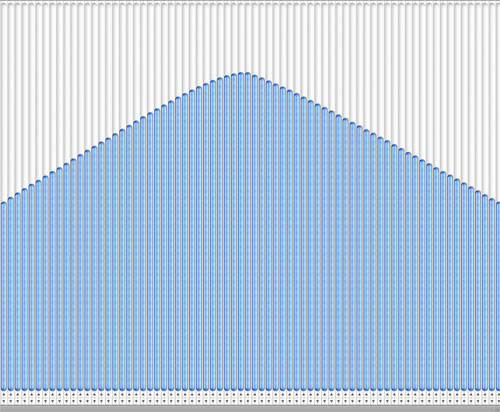 javascript animated scrollbar wave