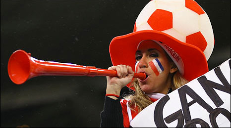vuvuzela getting blown